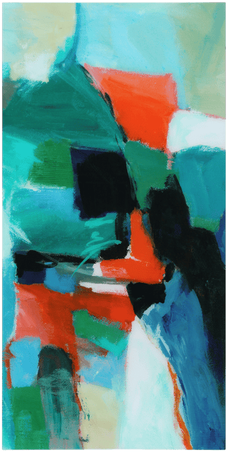 Empire Art Direct Color Splash Frameless Free Floating Tempered Art Glass Abstract Wall Art by Ead Art Coop, 72" x 36" x 0.2"