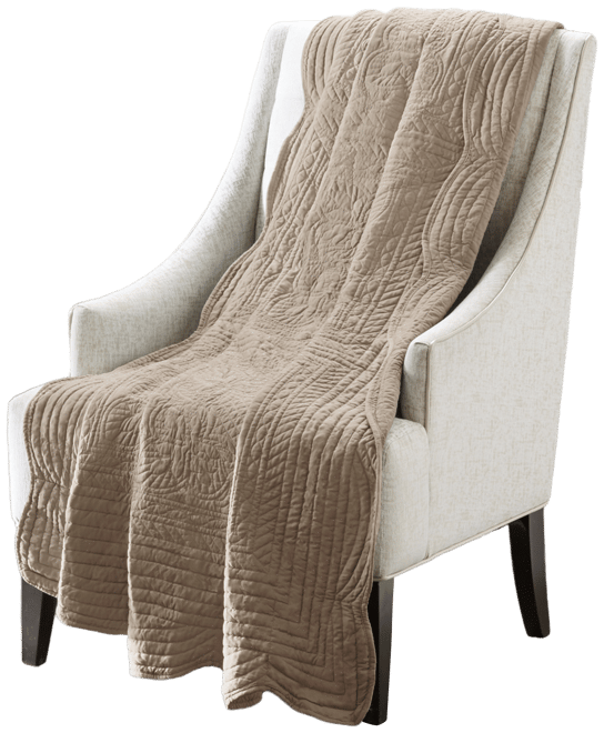 Tuscany Scalloped-Edge Throw, 60" x 72"