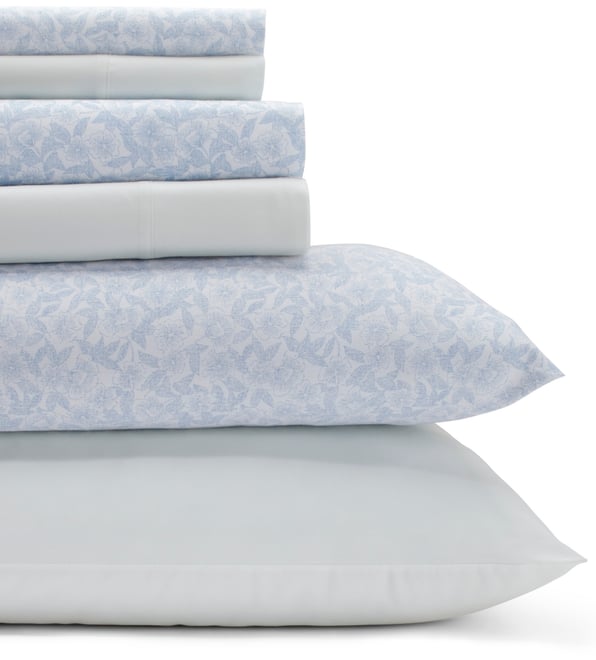 Belle Cotton Percale 6-Pc. Sheet Set, King