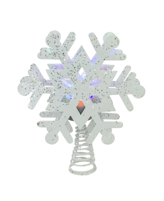 Lighted Snowflake Christmas Tree Topper
