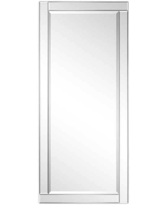 Moderno Beveled Rectangle Wall Mirror, 54" x 24" x 1.18"