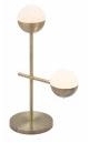 Waterloo Table Lamp White & Brushed Bronze