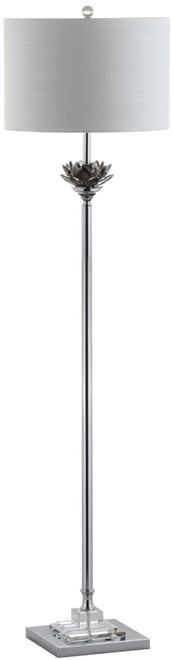 Amelia Lotus Crystal or Metal Led Floor Lamp
