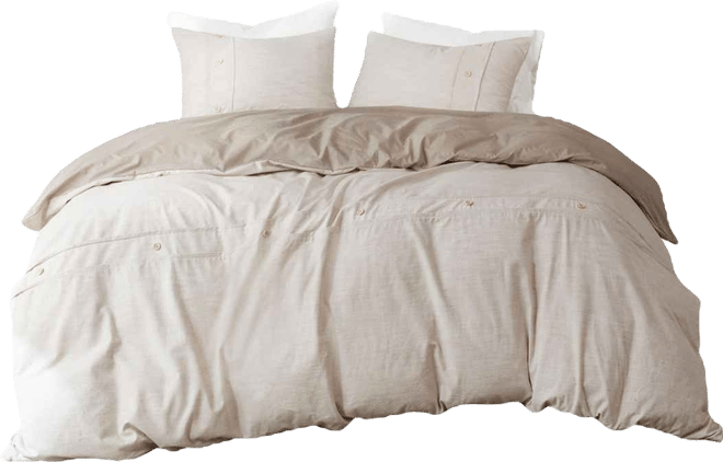 Dover Oversized 3-Pc. Duvet Cover Set, Full/Queen