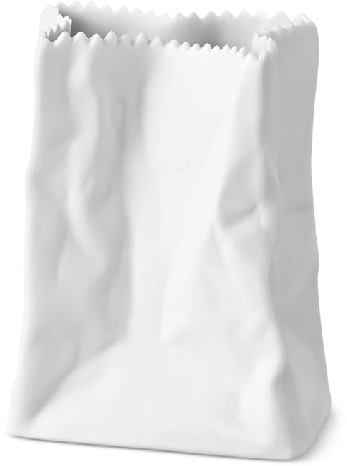 Porcelain White Bag Tutenvase Mini 3.5" Vase