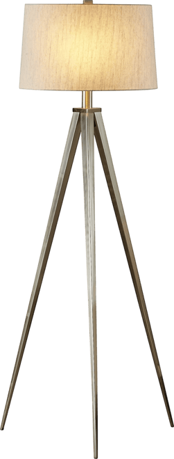 Hollywood 63" Led Tripod Floor Lamp with Dimmer