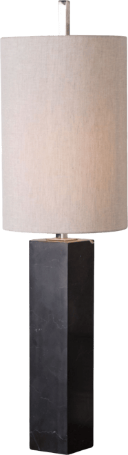 Delaney Marble Column Accent Lamp