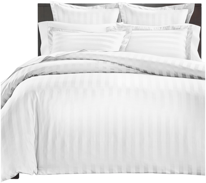 1.5" Stripe 550 Thread Count 100% Cotton 3-Pc. Duvet Cover Set, King, Exclusively at Macy's