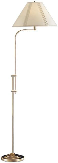 Floor Lamp with Adjustable Pole