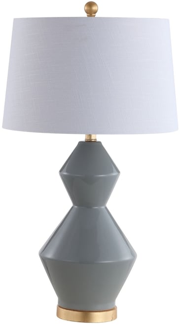 Alba Geometric Ceramic/Metal Led Table Lamp