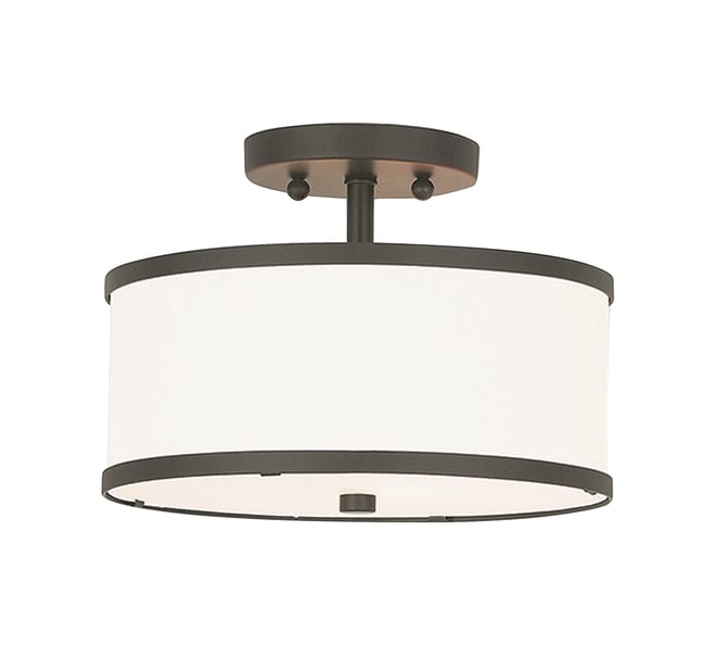 Park Ridge Metal 11'' Semi Flush Mount