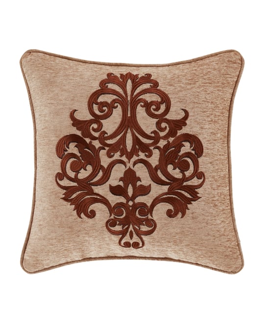 Luciana Embellished Decorative Pillow, 18" x 18"