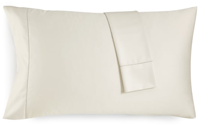 Solid 550 Thread Count 100% Cotton Pillowcase Pair, King, Exclusively at Macy's