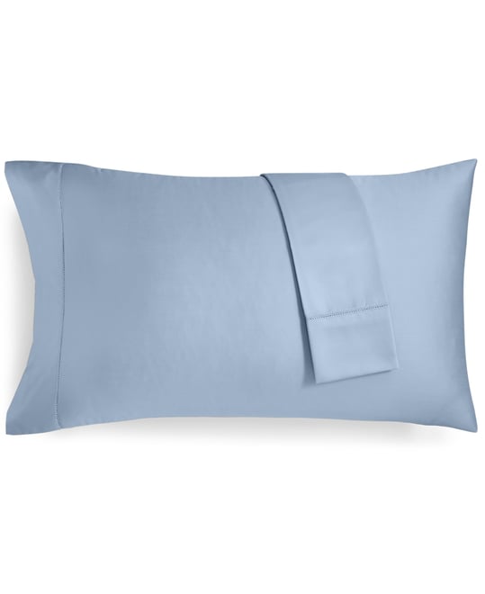 Solid 550 Thread Count 100% Cotton Pillowcase Pair, King, Exclusively at Macy's