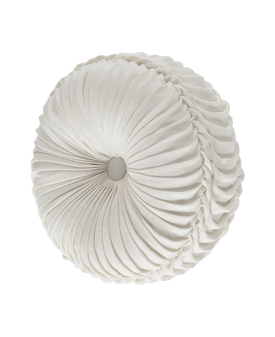 Lauralynn Tufted Decorative Pillow, 15" Round