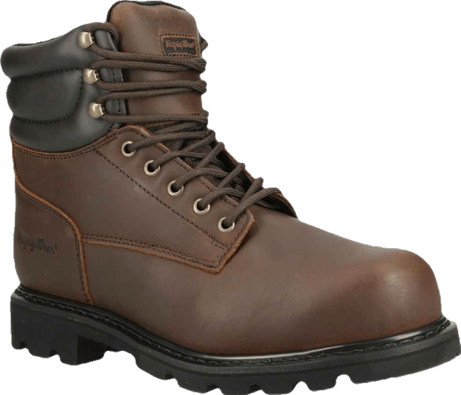 Men's Men s Classic Brown Leather Composite Toe Work Boots