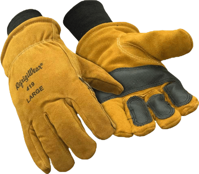 Men's Double Insulated Leather Work Gloves
