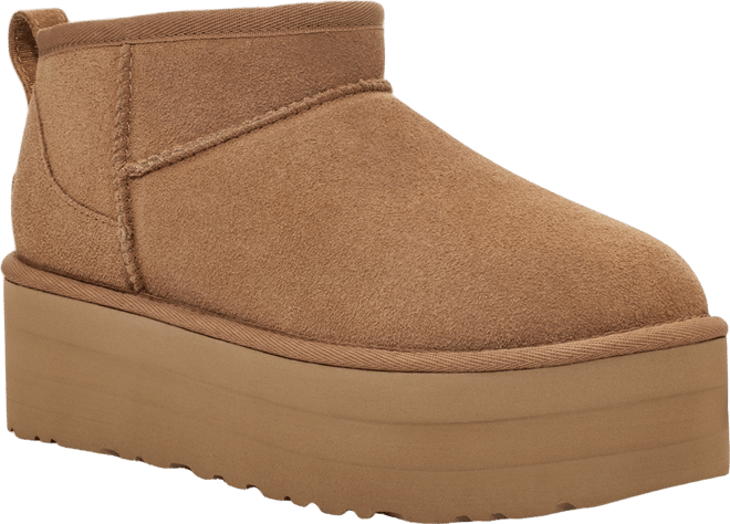 UGG® Women's Classic Ultra Mini Platform Booties - Macy's