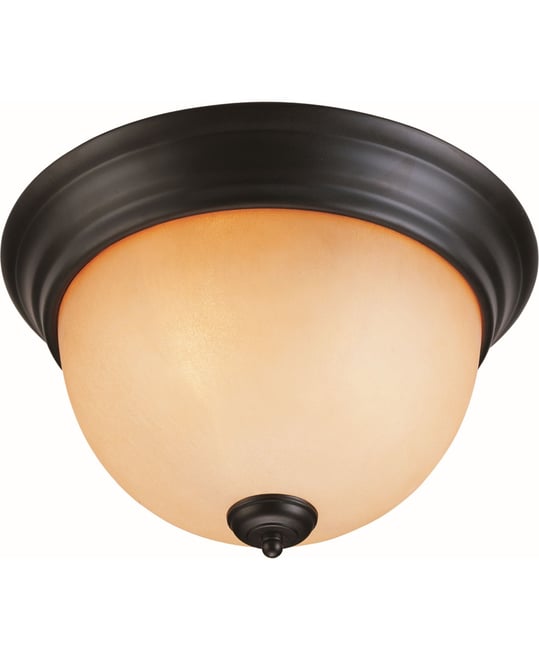 Rainier 2-Light Flush Mount Ceiling Fixture