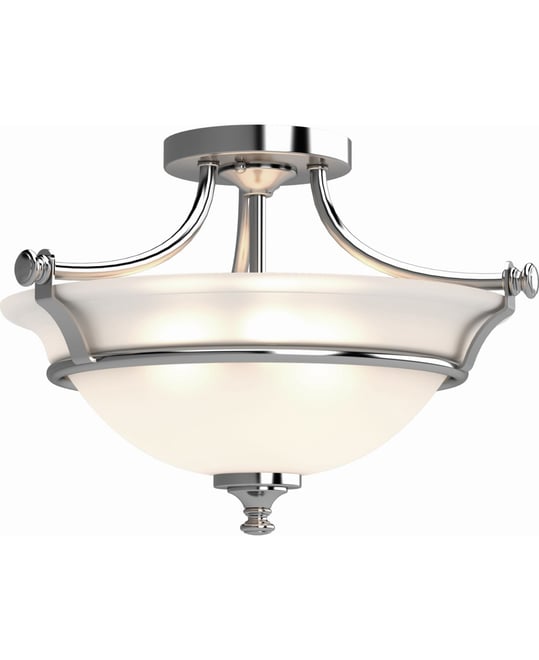 Tes 2-Light Semi-Flush Mount Ceiling Fixture