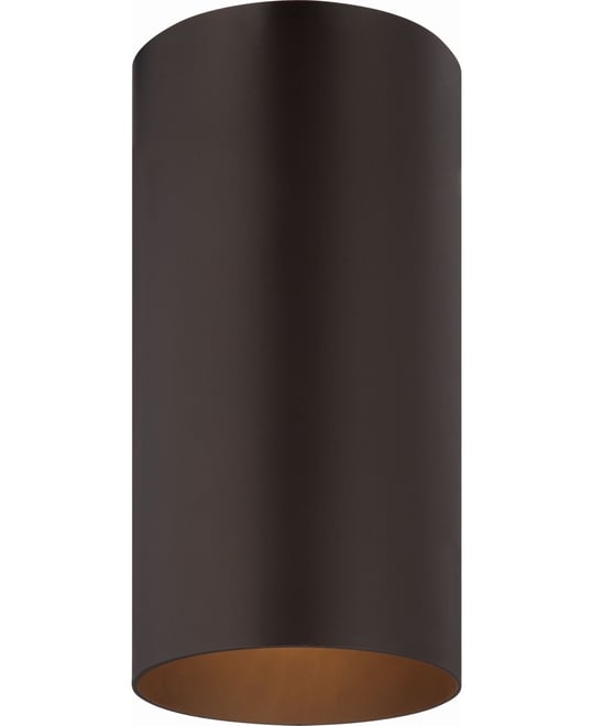 1-Light Flush Mount Cylinder Ceiling Fixture