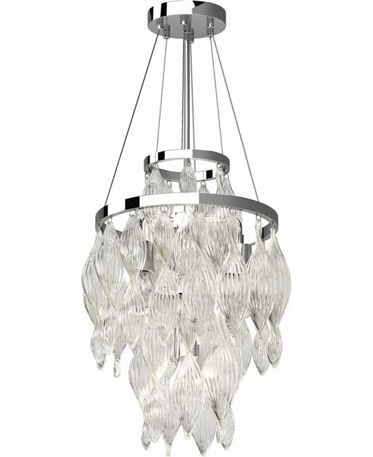 Genevieve 4-Light Semi-Flush Mount Ceiling Fixture