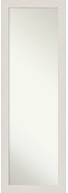 Rustic Plank on The Door Full Length Mirror, 17.38" x 51.38"