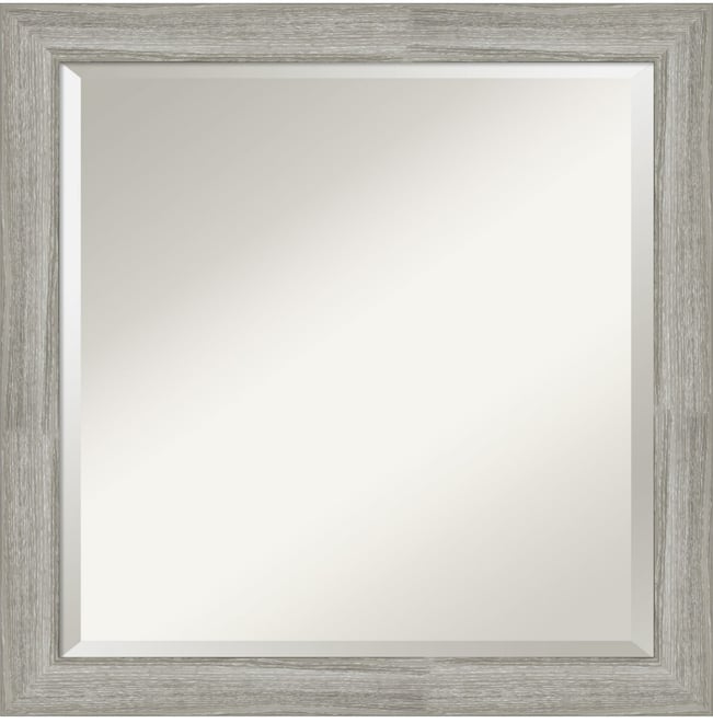 Dove Framed Bathroom Vanity Wall Mirror, 23.5" x 23.50"