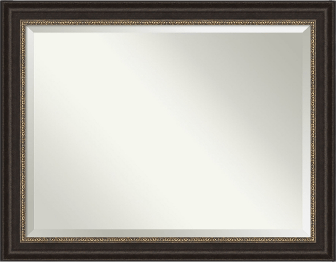 Impact Framed Bathroom Vanity Wall Mirror, 46.25" x 36.25"