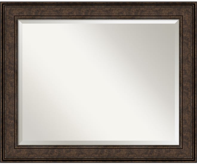 Ridge Framed Bathroom Vanity Wall Mirror, 33.5" x 27.50"