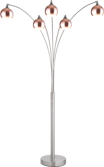 Amore 86" Led Arched Floor Lamp with Dimmer, 5000 Lumens