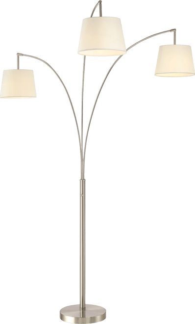 Palumbo 84" Led Arched Floor Lamp with Dimmer
