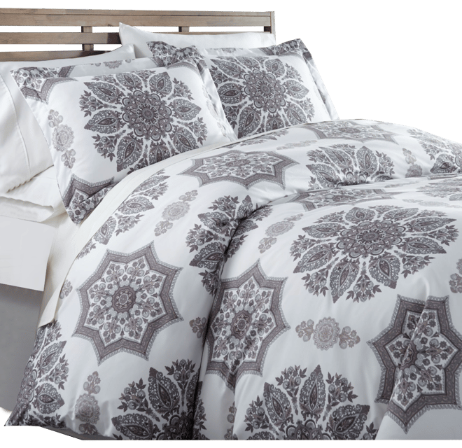 Infinity Reversible Duvet Cover and Sham Set, Queen