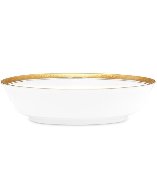 Crestwood Gold Oval Vegetable Bowl