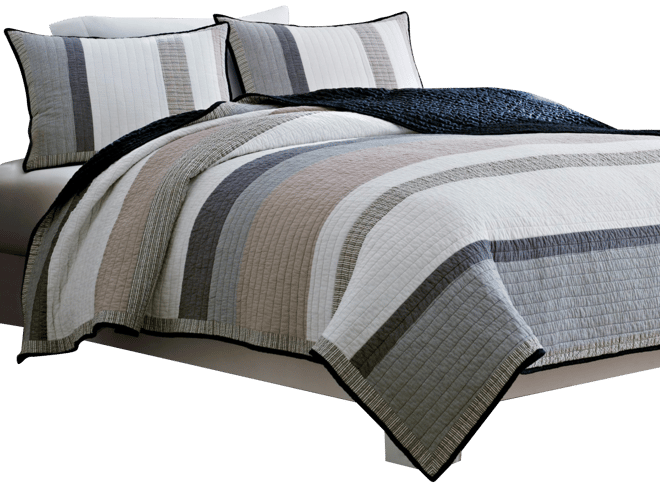 Tideway Cotton Woven Reversible Quilt, Twin