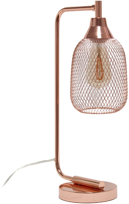 Industrial Mesh Desk Lamp