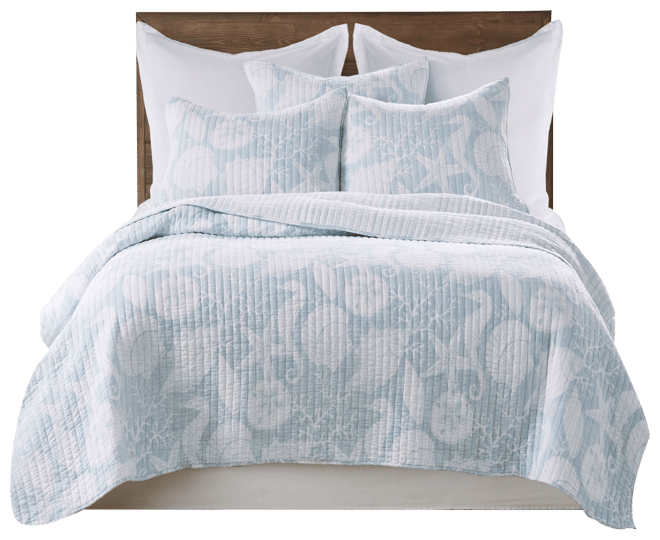 Stillwater Coastal Shore 3-Pc. Quilt Set, Full/Queen