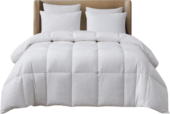 White Goose Down Fiber All Season Comforter, King