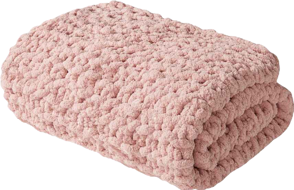 Chunky-Knit Chenille Throw, 50" x 60"