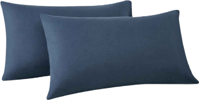 Cotton Linen Blend Pillowcase Pair, Standard