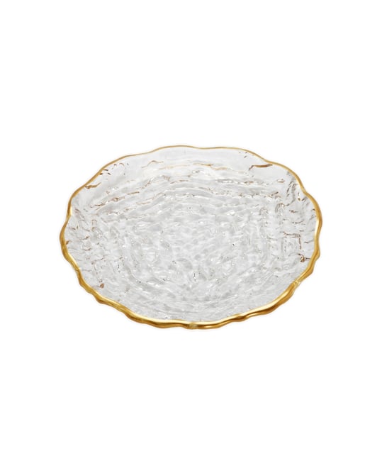 Glass Dessert Plates, Set of 4