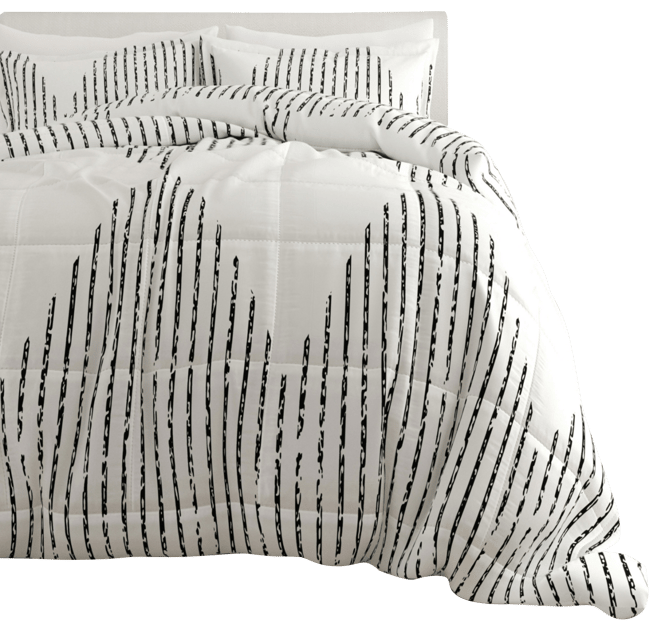 Ultra Soft Diamond Stripe 3-Pc. Comforter Set, King