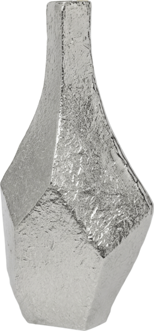 15" Raw Finish Dimensional Centerpiece Vase