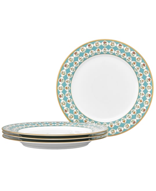 Lodi's Morning 10.5" Dinner Plates, Set of 4