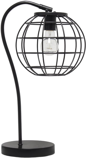 Arched Metal Cage Table Lamp
