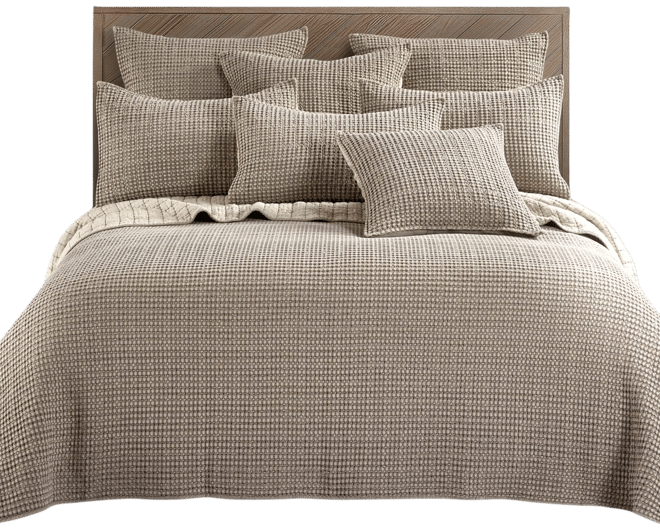 Mills Waffle Classic 3-Pc. Bedspread Set, Full