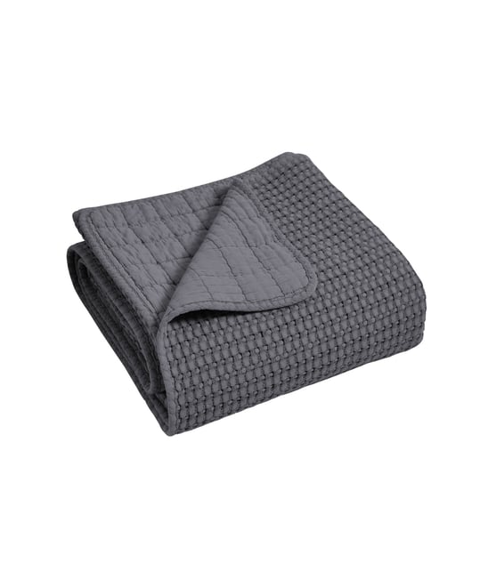 Mills Waffle Stitched Quilted Throw, 60" x 50"