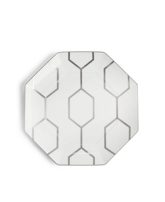 Gio Platinum Accent Plate Octagonal, 9.1"