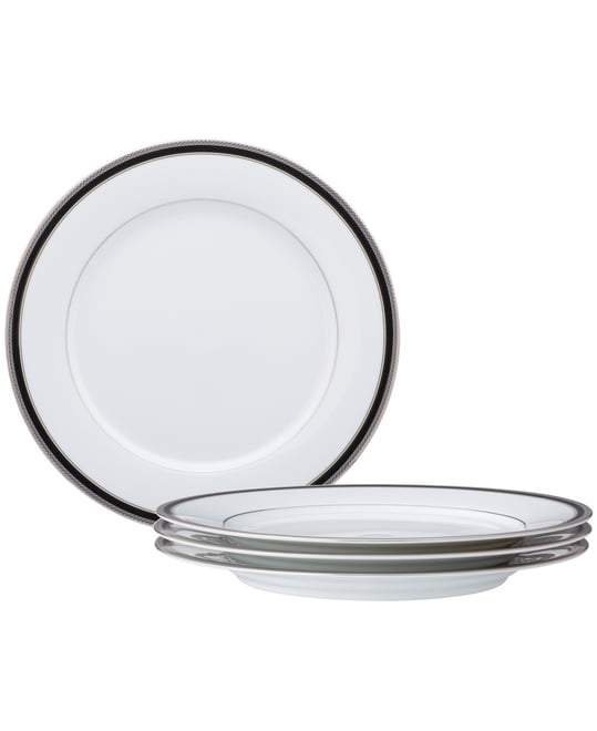 Austin Platinum Set of 4 Dinner Plates