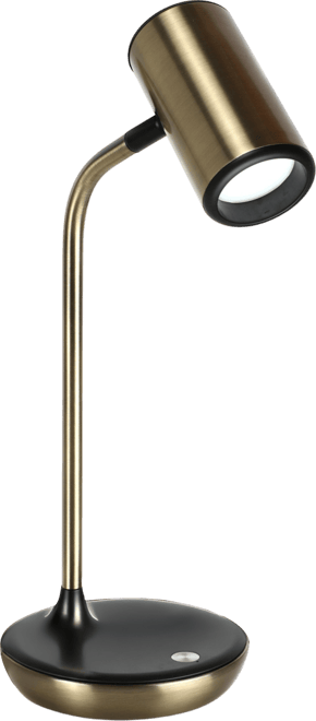 Ezra 16.5" Led Table Lamp with Wireless Charging Pad and Rotating Shade